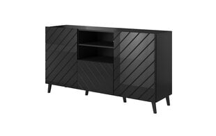 Kumode Cama Meble Abeto, 150x42x82 cm, melna цена и информация | Комоды | 220.lv