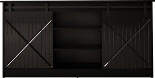 Kumode Cama Meble Granero, 160x80x35 cm, melna cena un informācija | Kumodes | 220.lv