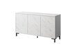 Kumode Cama Meble Marmo 3D, 150x45x80,5 cm, balta цена и информация | Kumodes | 220.lv