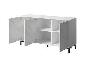 Kumode Cama Meble Marmo 3D, 150x45x80,5 cm, balta cena un informācija | Kumodes | 220.lv