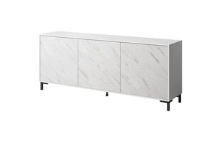 Kumode Cama Meble Marmo 3D, 200x45x80,5 cm, balta цена и информация | Комоды | 220.lv