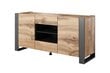 Kumode Cama Meble Wood, 164x44x80 cm, brūna cena un informācija | Kumodes | 220.lv