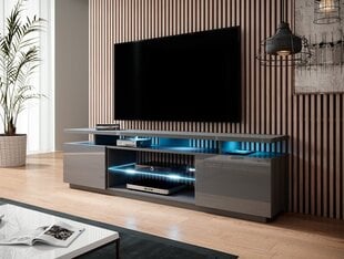 TV galdiņš Cama Meble EVA, 180x40x56 cm, pelēkas cena un informācija | TV galdiņi | 220.lv