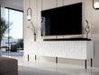 TV galdiņš Cama Meble Jungle, 190x40,5x59,5 cm, balts cena un informācija | TV galdiņi | 220.lv