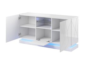 TV galdiņš Cama Meble QIU 2D1K, 150x41,5x75 cm, balts цена и информация | Комоды | 220.lv