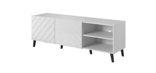 TV skapis Cama Meble Abeto, 150x42x52 cm, balta цена и информация | Тумбы под телевизор | 220.lv