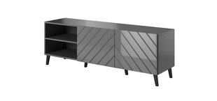 TV skapis Cama Meble Abeto, 150x42x52 cm, pelēka цена и информация | Тумбы под телевизор | 220.lv