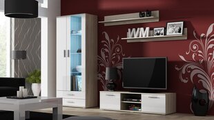 Тумбочка Cama Meble Sohowits6 DS/B, белая цена и информация | Витрины, серванты | 220.lv