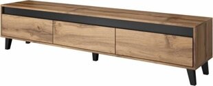 ТВ столик Cama Meble Nord, 185x38x42 см, коричневый цена и информация | Тумбы под телевизор | 220.lv