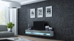 TV skapītis Cama Meble Vigo, 180x30x40 cm, balts cena un informācija | TV galdiņi | 220.lv