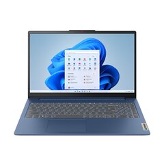 Lenovo IdeaPad Slim 3 15IRU8 15,6 Intel Core™ i3-1315U6 (6C/8T, 1,2–4,5 ГГц, 10 МБ) | 8 ГБ DDR4 | Твердотельный накопитель, 256 ГБ, PCIe NVMe® M.2|15,6 дюйма, FHD (1920x1080), IPS, 300 нит, цена и информация | Ноутбуки | 220.lv