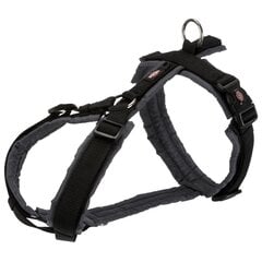 Нагрудная шлейка для собак : Trixie Premium trekking harness, M: 53-64 см|20 мм, черный|графит. цена и информация | Ошейники, подтяжки для собак | 220.lv