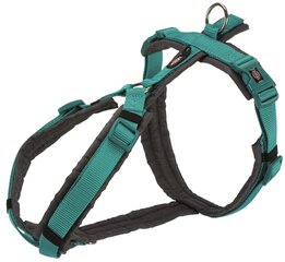 Нагрудная шлейка для собак : Trixie Premium trekking harness, S-M: 44-53 см|20 мм, океан|графит цена и информация | Ошейники, подтяжки для собак | 220.lv