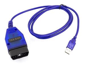 Diagnostikas kabelis, OBD2 VAG USB OBD II-4 VAG-COM цена и информация | Авто принадлежности | 220.lv