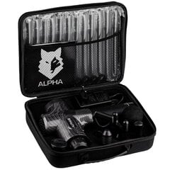 Alpha AMG-01 ķermeņa masāžas komplekts, melns cena un informācija | Masāžas ierīces | 220.lv