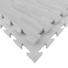 Grīdas segums Tatami W20P White Wood White 100x100x2 cm Blīvums 125 kg/m³ cena un informācija | Piederumi un aksesuāri trenažieriem | 220.lv