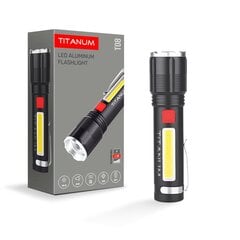 Lukturis LED 700Lm, Titanum, uzlādējams, iebūvēta baterija Li-ion 18650 1500mAh цена и информация | Фонарик | 220.lv