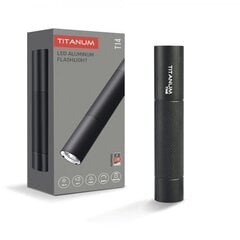 Lukturis LED 5W Titanum, uzlādējams, iebūvēta baterija Li-ion 18650 1200mAh cena un informācija | Lukturi | 220.lv