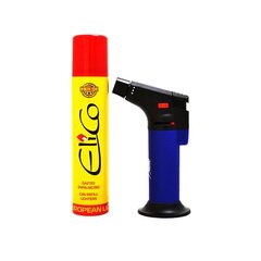 Gāzes mikro deglis Elico Blue Torch + gāze, 90ml cena un informācija | Citas tūrisma preces | 220.lv