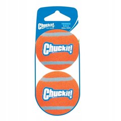 Chuckit! TENNIS BALL 2 suņu tenisa bumbiņu komplekts M 2 gab. 6cm cena un informācija | Suņu rotaļlietas | 220.lv