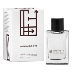 KOSCIUSCHKO Modern Eau de Cologne Kolonjūs ūdens, 80ml cena un informācija | Parfimēta vīriešu kosmētika | 220.lv