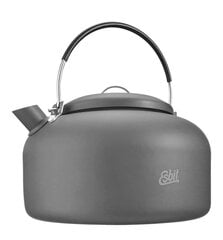 Tūrisma tējkanna Esbit Kettle, 1,4l, pelēka cena un informācija | Ugunskura katli, trauki un galda piederumi | 220.lv