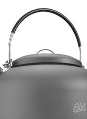 Tūrisma tējkanna Esbit Kettle, 1,4l, pelēka cena un informācija | Ugunskura katli, trauki un galda piederumi | 220.lv