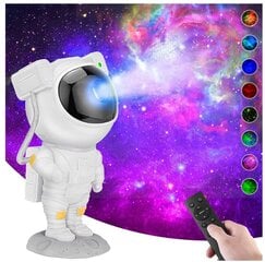 Happy People AST-03 projektors Led Laser Astronaut, balts cena un informācija | Svētku dekorācijas | 220.lv