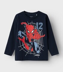 Name It bērnu krekls Spiderman 13231947*02, tumši zils/dark 5715517060229 cena un informācija | T-krekli sievietēm | 220.lv