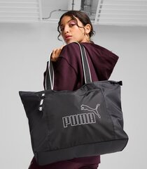 Puma iepirkumu maisiņš Core Large 090639*01, melns/balts 4067981501007 cena un informācija | Sieviešu somas | 220.lv