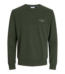 JACK & JONES мужская толстовка 12256837*03, оливковый/komb 5715602756907 цена и информация | Мужские рубашки | 220.lv