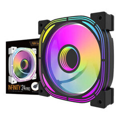 Darkflash INF24 ARGB Computer fan (black) цена и информация | Компьютерные вентиляторы | 220.lv