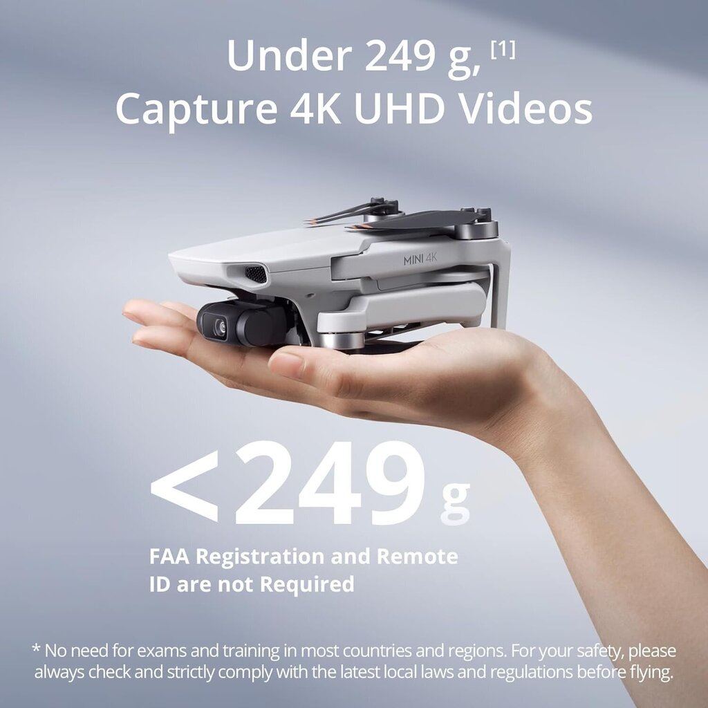 DJI Mini 4K Fly more Combo cena un informācija | Droni | 220.lv