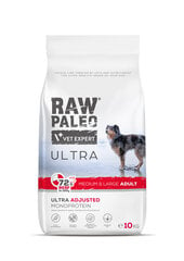 Raw Paleo Vet Expert Ultra Beef Medium&Larгe Adult, 10кг цена и информация | Сухой корм для собак | 220.lv