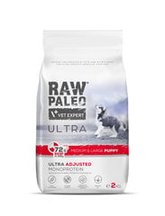 Raw Paleo Vet Expert Ultra Beef Medium&Larгe Puppy, 2кг цена и информация | Сухой корм для собак | 220.lv