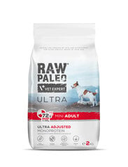 Raw Paleo Vet Expert Ultra Beef Mini Adult, 2кг цена и информация | Сухой корм для собак | 220.lv