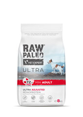 Raw Paleo Vet Expert Ultra Beef Mini Adult,  8кг цена и информация | Сухой корм для собак | 220.lv