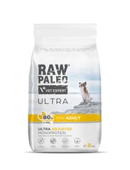 Raw Paleo Vet Expert Ultra Turkey Mini Adult, 2кг цена и информация | Сухой корм для собак | 220.lv