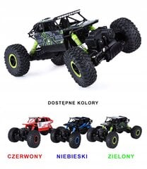 RC CAR ROCK CRAWLER 4x4 ДВУХДВИГАТЕЛЬНЫЙ ВНЕДОРОЖНИК цена и информация | Игрушки для мальчиков | 220.lv