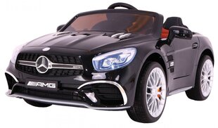 Divvietīgs bērnu elektromobilis Mercedes AMG SL65, melns cena un informācija | Bērnu elektroauto | 220.lv