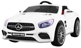 Mercedes AMG SL65 White cena un informācija | Bērnu elektroauto | 220.lv