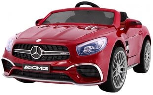 Divvietīgs bērnu elektromobilis Mercedes AMG SL65, sarkans cena un informācija | Bērnu elektroauto | 220.lv