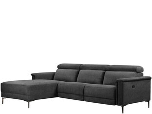 Dīvāns ar atpūtas funkciju Loft24 Lund, pelēka cena un informācija | Dīvāni | 220.lv