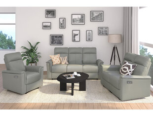 Divvietīgs dīvāns Loft24 Southbrook, pelēks cena un informācija | Dīvāni | 220.lv
