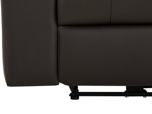 Divvietīgs dīvāns Loft24 Tanaro, brūns cena un informācija | Dīvāni | 220.lv