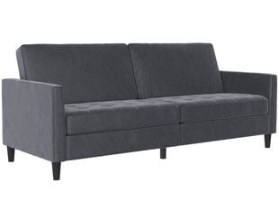 Двухместный диван-кровать Dorel Home Presley, серый цена и информация | Диваны | 220.lv