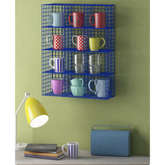 Plaukts Notio Living Cup Rack, zila cena un informācija | Plaukti | 220.lv