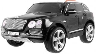 Vienvietīgs bērnu elektromobilis Bentley Bentayga, melns cena un informācija | Bērnu elektroauto | 220.lv