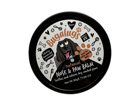 Vegāns ķepu un deguna balzams suņiem Bugalugs Nose & Paw Balm, 30 g cena un informācija | Kopšanas līdzekļi dzīvniekiem | 220.lv