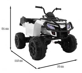 Pojazd Quad XL ATV Biały цена и информация | Электромобили для детей | 220.lv